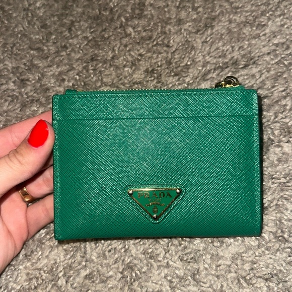 Prada card holder with zipper pouch - Picture 1 of 3